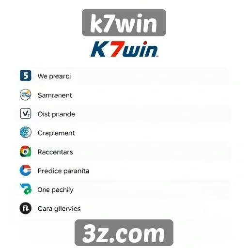 Métodos de pagamento disponíveis no k7win